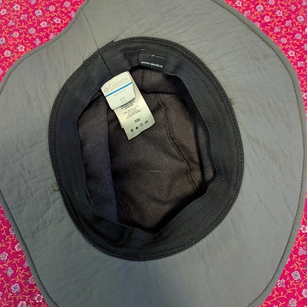 Columbia Hat Omni Shield UPF Sun Hiking Fishing Bucket‎ Water Resistant Safari